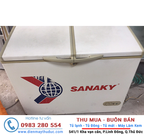 Tủ đông cũ sanaky - Sử dụng tiết kiệm điện